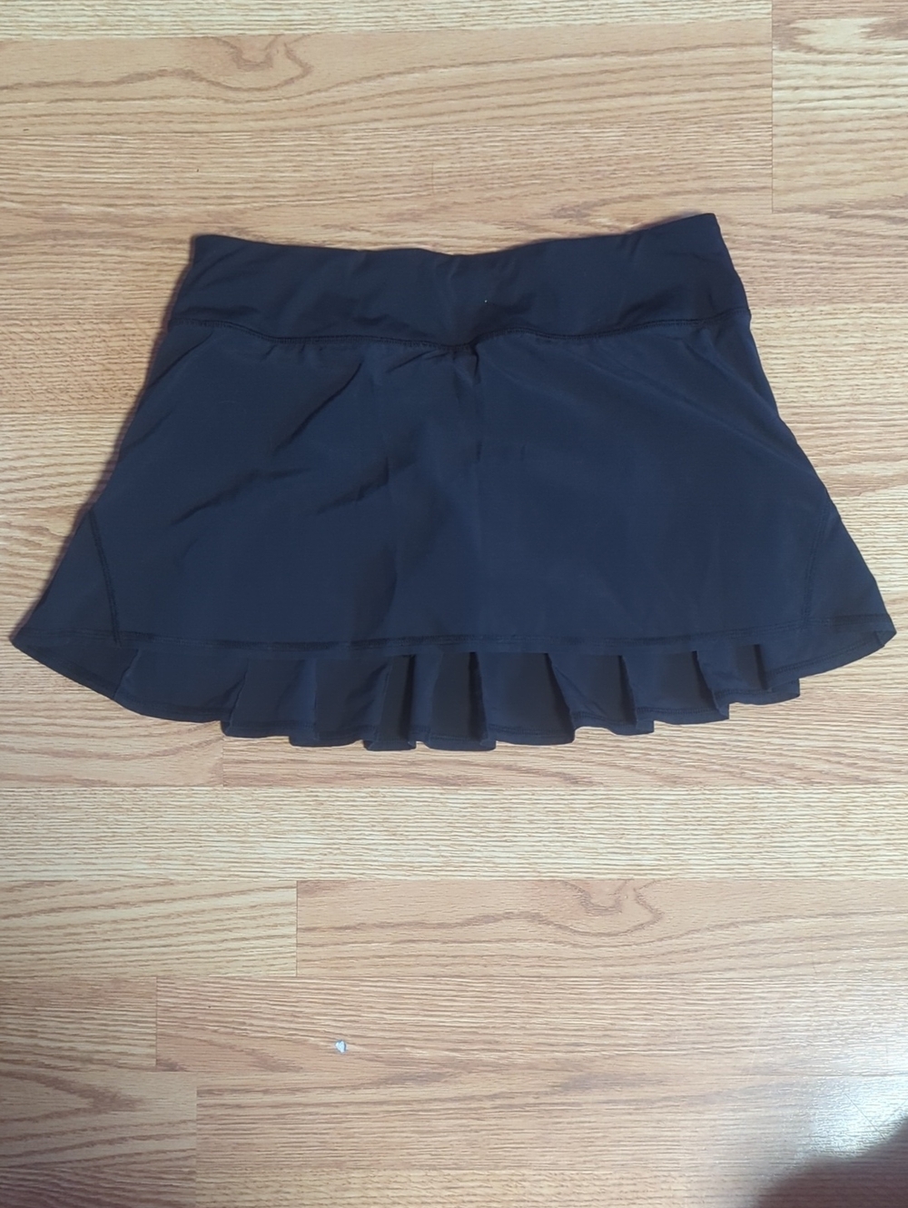 lululemon athletica Black Ruffle Hem Athletic Skirt